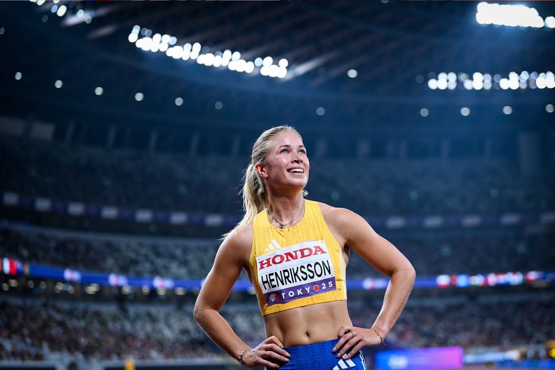 Julia Henriksson mot klockan!